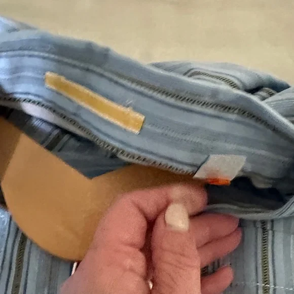 Tommy Bahama Light Blue Striped Button Down Shirt - Picture 6 of 8